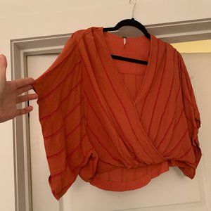 Free People Flowy Shirt